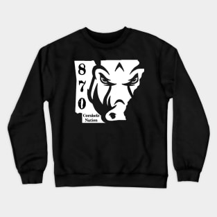 870 Hog White Crewneck Sweatshirt